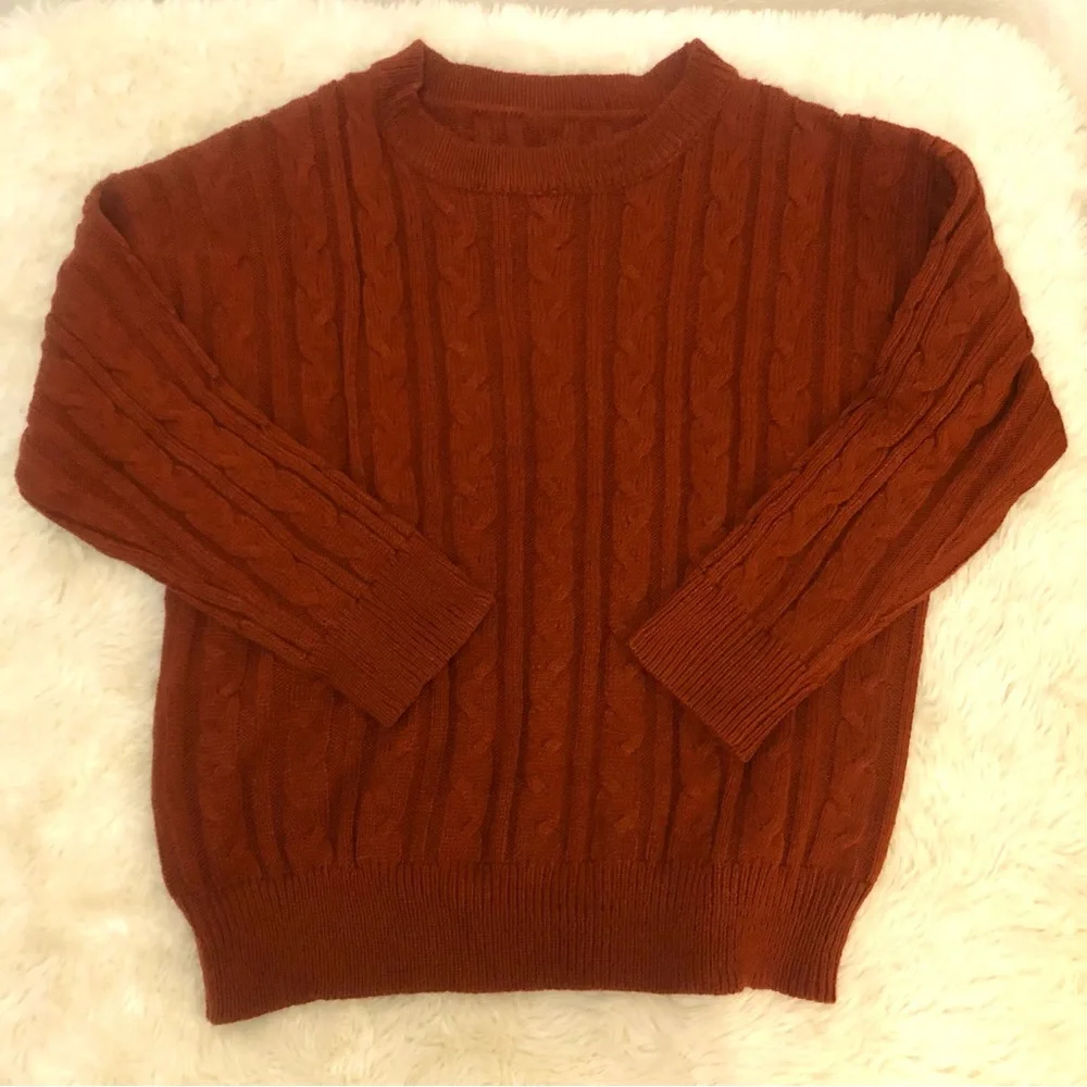 2pc Cable Knit Sweater Set - Picture 4 of 9